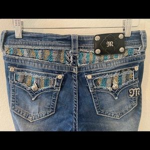 Miss Me Embellished Bling Women’s Bootcut Jeans Size 29.